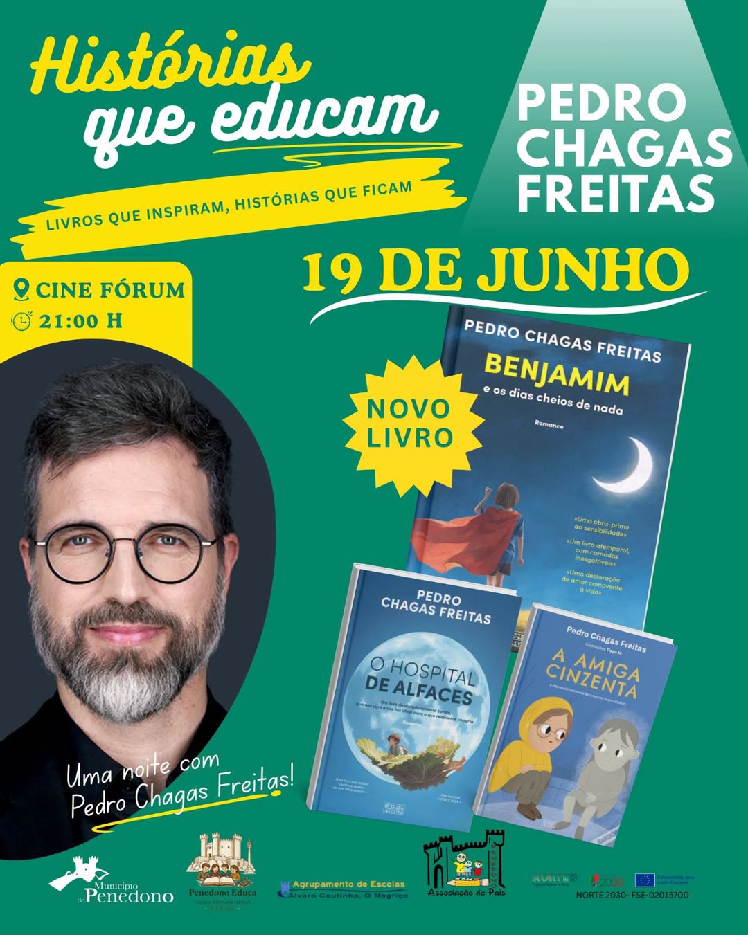 Pedro Chagas Freitas em Penedono