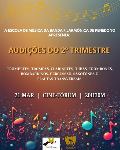 Audições do 2.º Trimestre da Escola de Música da Banda Filarmónica de Penedono