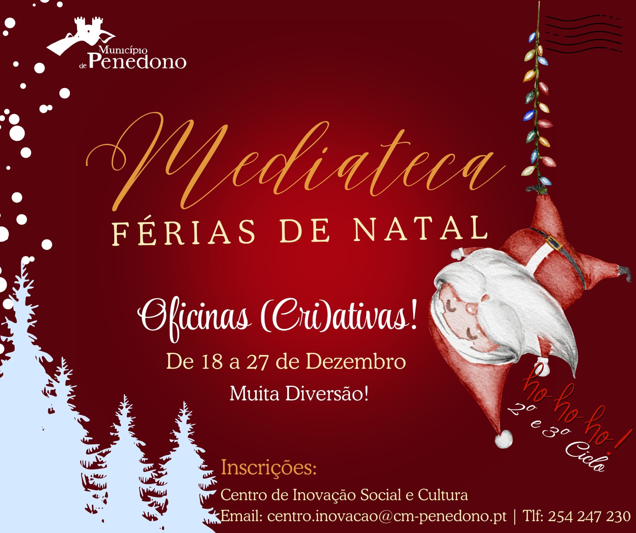  Férias de Natal na Mediateca!