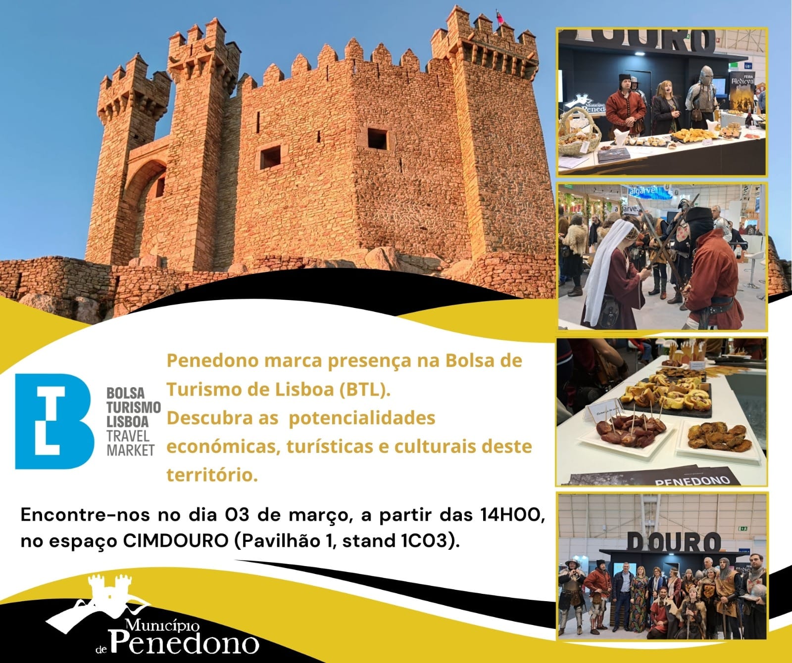 Penedono na Bolsa de Turismo de Lisboa…