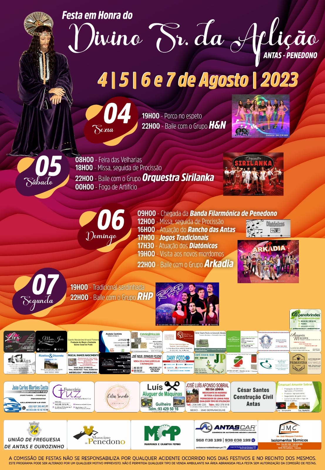 Festa em Honra do Divino Sr. da Aflição – Antas