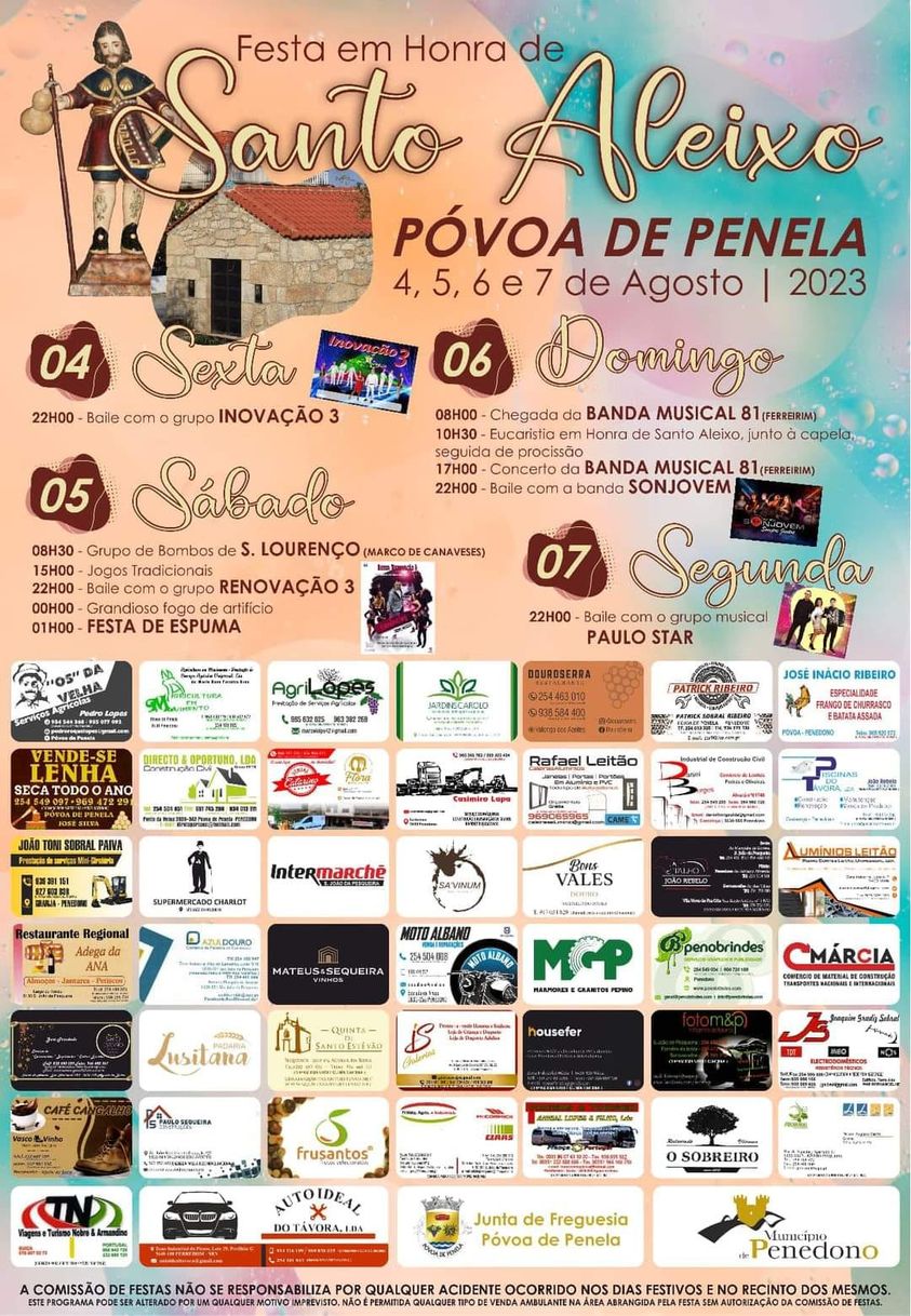 Festa em Honra de Santo Aleixo – Póvoa de Penela
