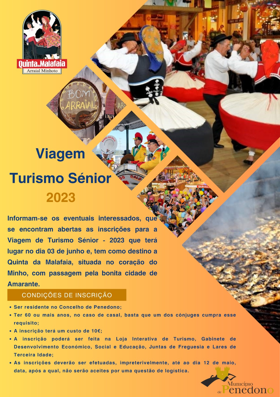 Inscrições abertas para a Viagem de Turismo Sénior!