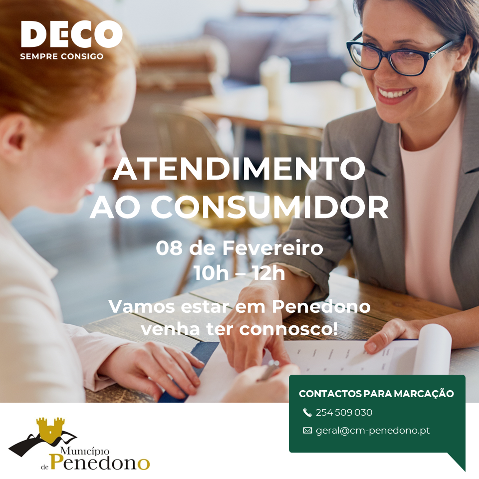  ATENDIMENTO AO CONSUMIDOR: 8 DE FEVEREIRO 10H-12H