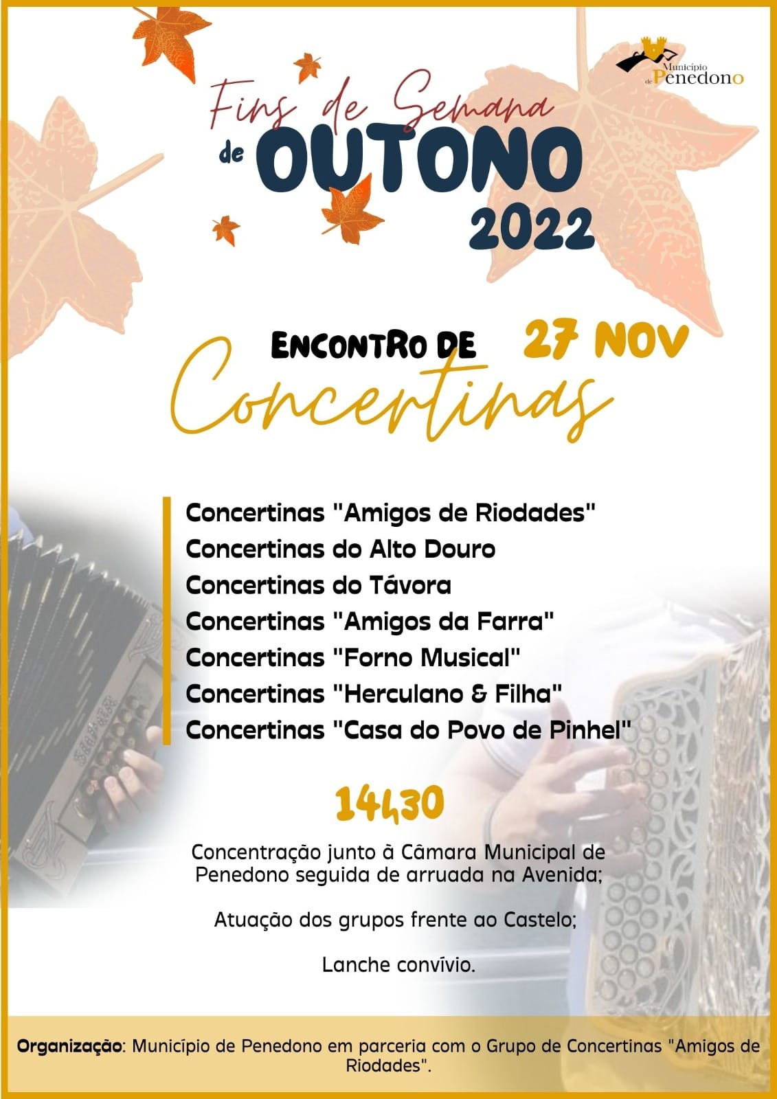  Fins de Semana de Outono – Encontro de Concertinas!