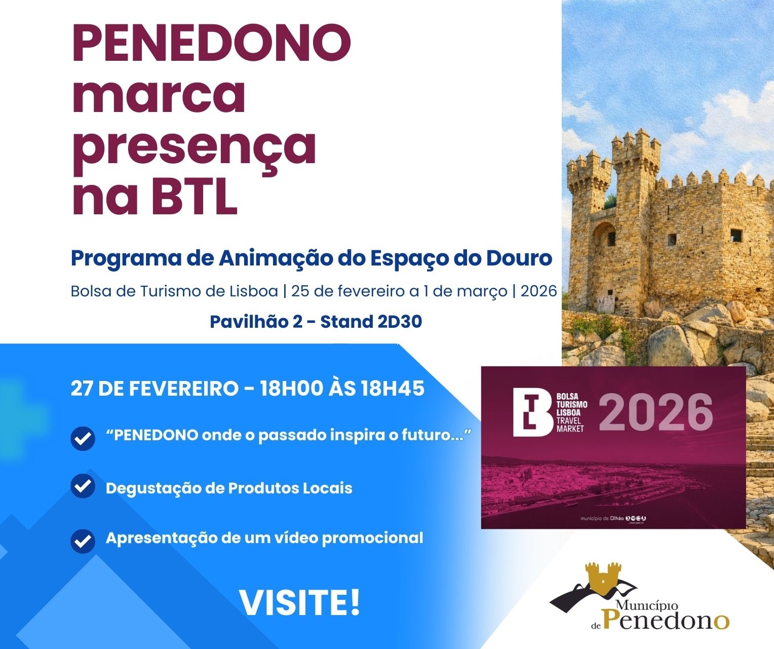 Município de Penedono na BTL